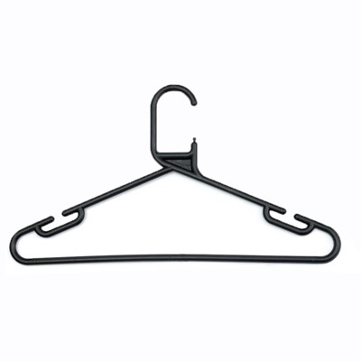 Black Adult Tubular Hanger Black 42cm