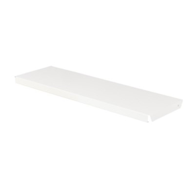 350mm x 1000mm Basic White Shelf