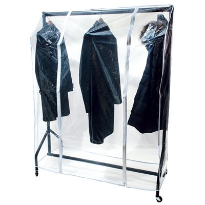 4ft wide Clear Rail Cover - Single Zip