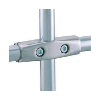 GS System 4 Way Cross Clamp, Chrome finish