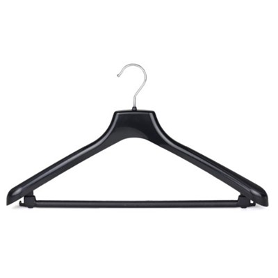 Black Plastic Wishbone Hanger - 45cm