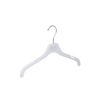 White Plastic Childrenswear Hanger - 300cm wide