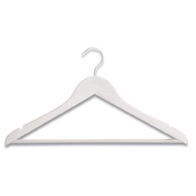 White Wooden Wishbone Hanger - 44cm Wide 
