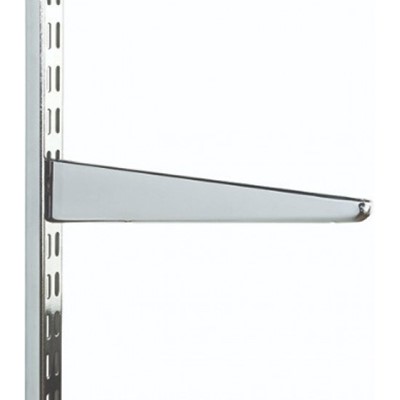 Integra Harmony Straight Steel Shelf Bracket - Chrome finish