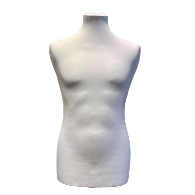 Replacement Cover for Male Display Bust, Beige