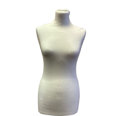 Female Bust Cover White Polyester