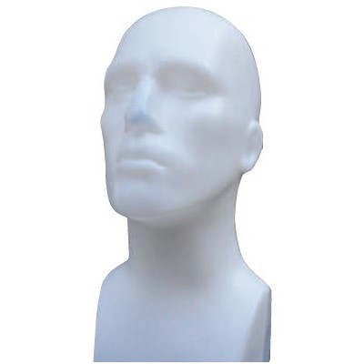 Male Off-Wht Display Head- 390mm high