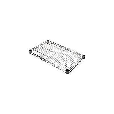 Chrome Mesh Shelf, 1200mm x 450mm complete with 4 pairs of plastic sleeves