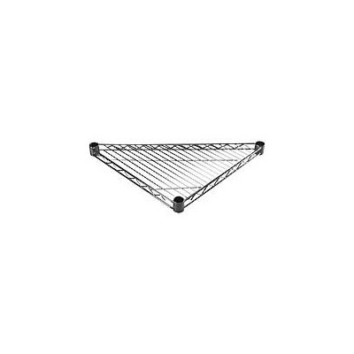 Triangular Chrome Mesh Shelf, 450mm x 450mm