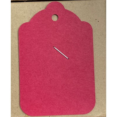 Red Unstrung Plain Ticket - Boxed in 1000's