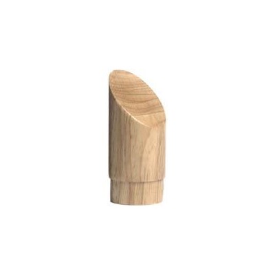Quad Wooden Chamfered Column Cap Pine
