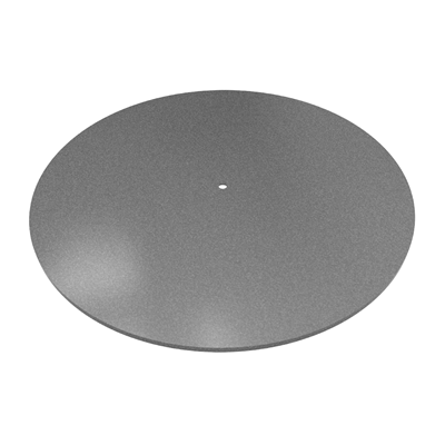 500mm Weighted Circular Base Silver