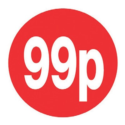 Price Point Labels - 99p