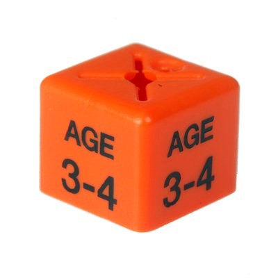 Size Cube Age 3/4 - Orange
