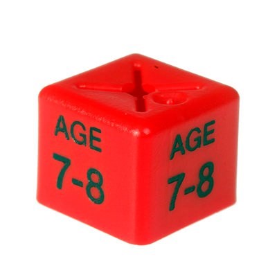 Size Cube Age 7/8 - Red