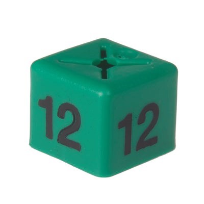 Size Cube 12 - Green, pack of 50