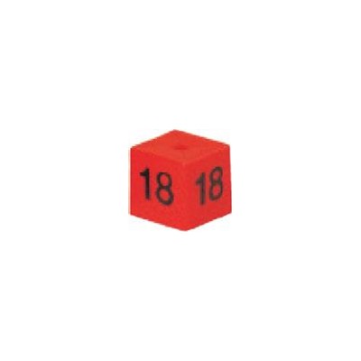 Size Cube 18 - Red, pack of 50