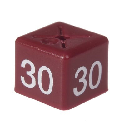 Size Cube 30 - Maroon, pack of 50