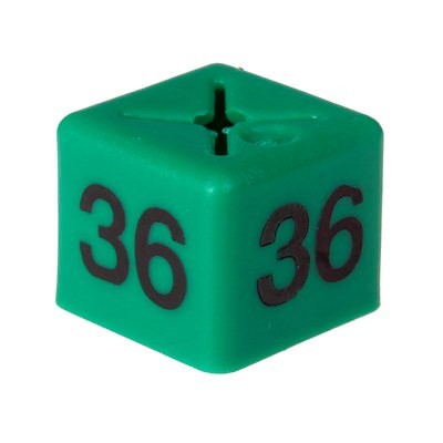 Size Cube 36 - Green, pack of 50