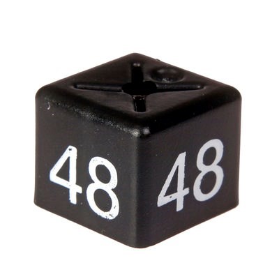 Size Cube 48 - Black, pack of 50