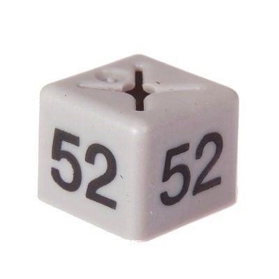 Size Cube 52 - Grey, pack of 50