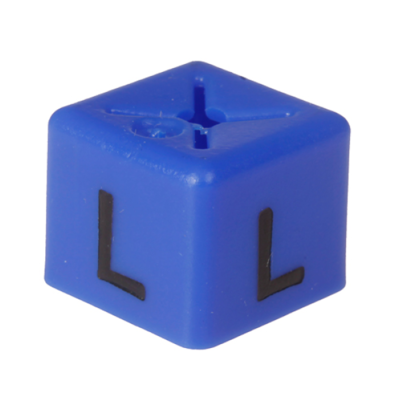 Size Cube L - Blue, pack of 50