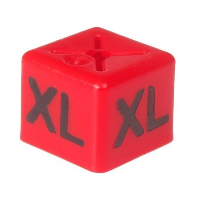 Size Cube XL - Red, pack of 50