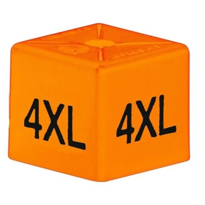 Mens Size Cube 4 XL  Orange