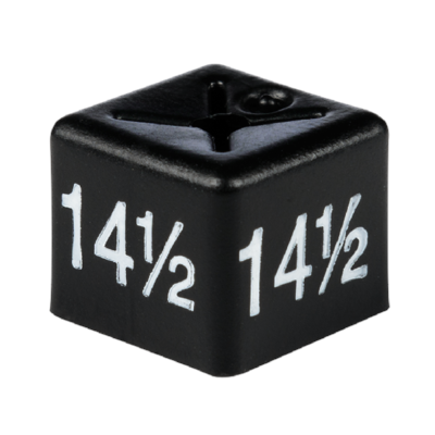 Size Cube 14.5 - Black, pack of 50
