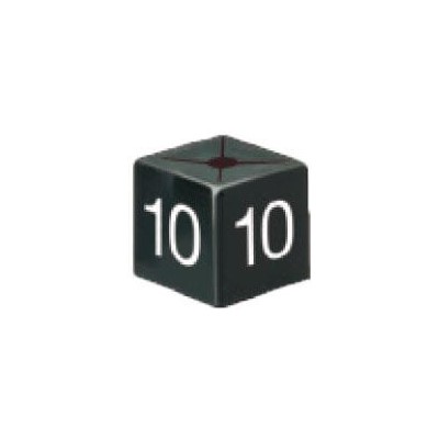 Size Cube 10 - Black, pack of 50