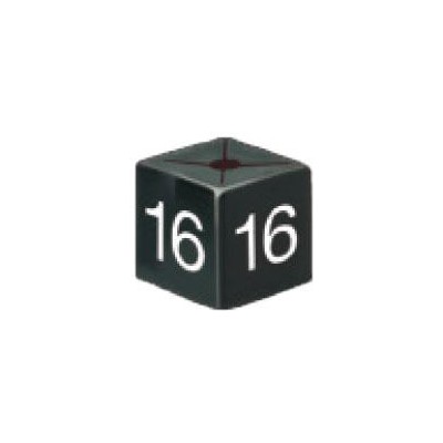 Size Cube 16 - Black, pack of 50