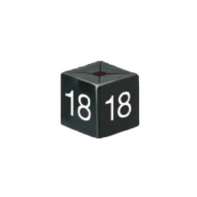 Size Cube 18 - Black, pack of 50