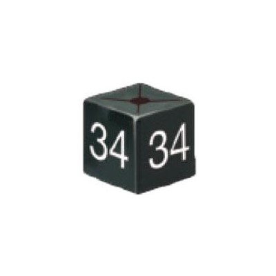 Size Cube 34 - Black, pack of 50