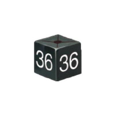 Size Cube 36 - Black, pack of 50