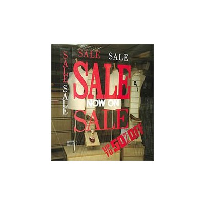 Self-Cling UP TO 50 percent OFF Poster, 600mm x 175mm