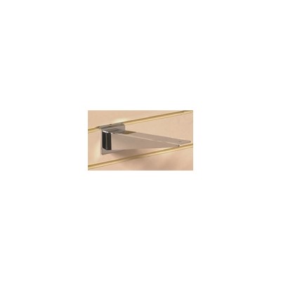 Slatwall Heavy Duty Timber/Glass Shelf Bracket, 250mm, per pair