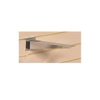 Slatwall Heavy Duty Timber/Glass Shelf Bracket, 300mm, per pair