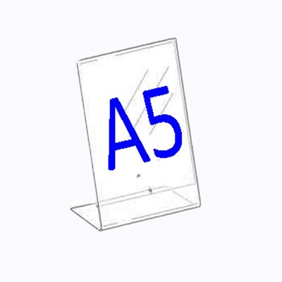Clear Acrylic Ticket Holder A5 Portrait