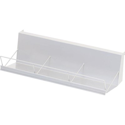 White CD Shelf- 3 compartment 60cm
